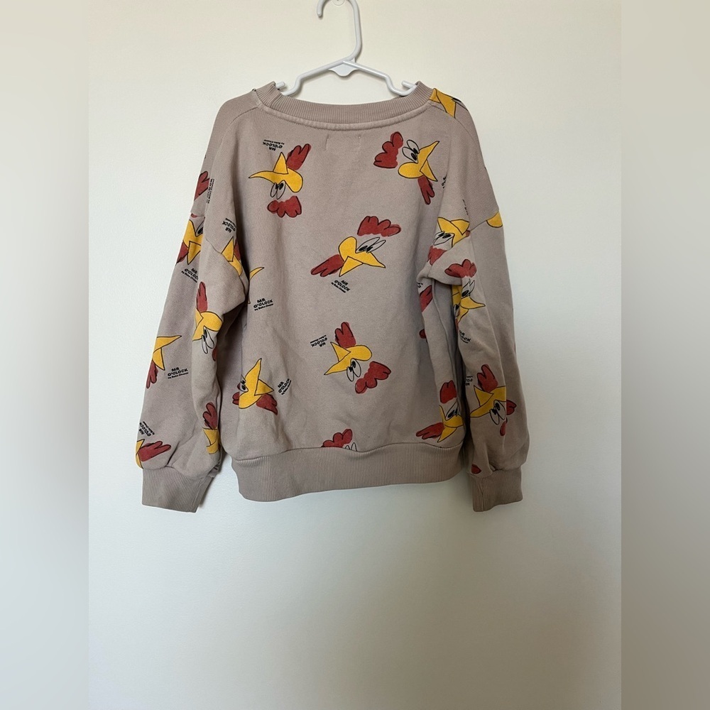 Bobo Choses Mr O’Clock all Over Sweatshirt Brown - Picture 12 of 12